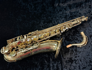 Photo Selmer Paris Super Action 80 SII Tenor Sax in Gold Lacquer, Serial #425256 - Fresh Overhaul!